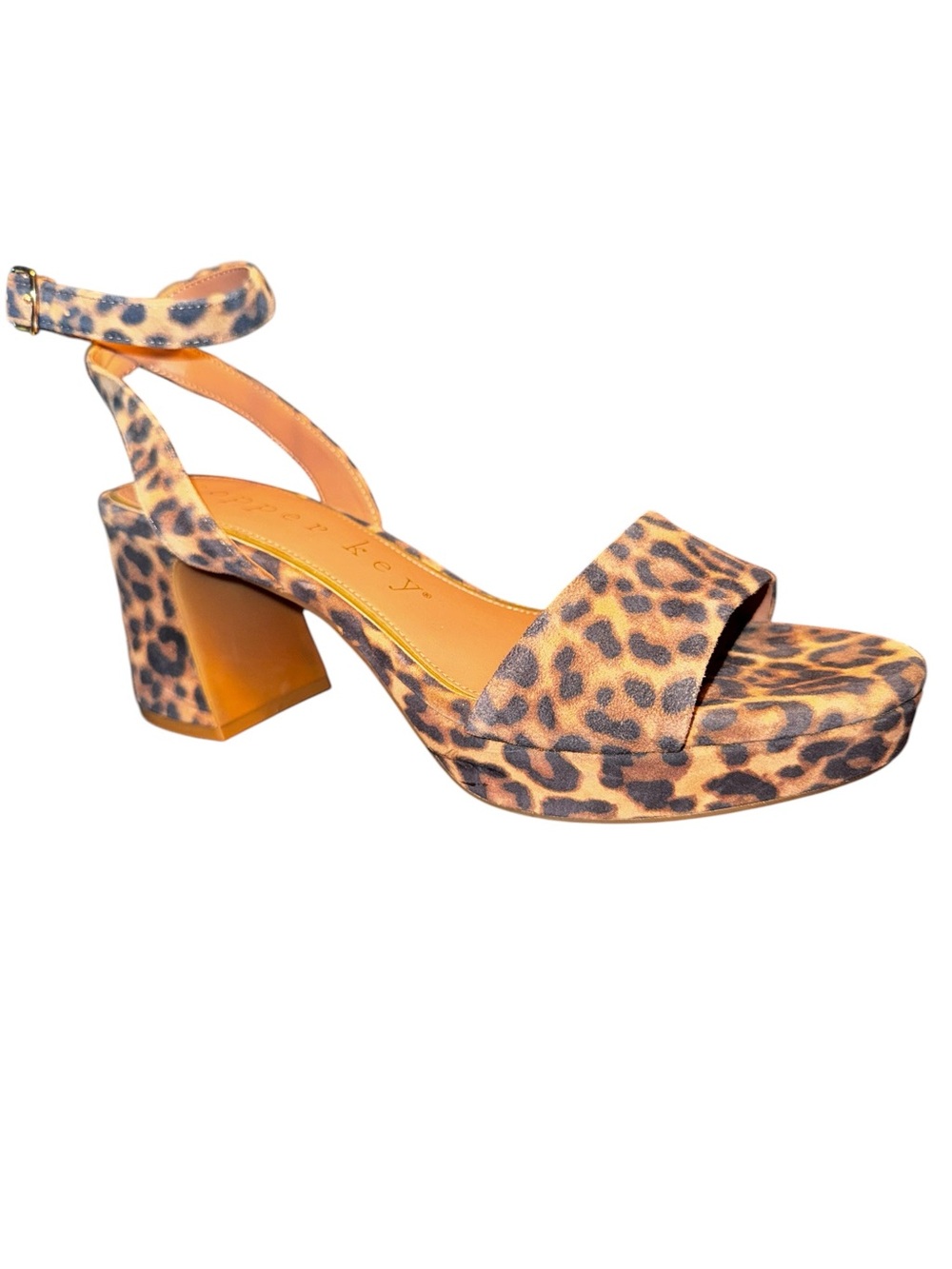 NEW Copper Key Adore Leopard Platform Sandals Size 9.5